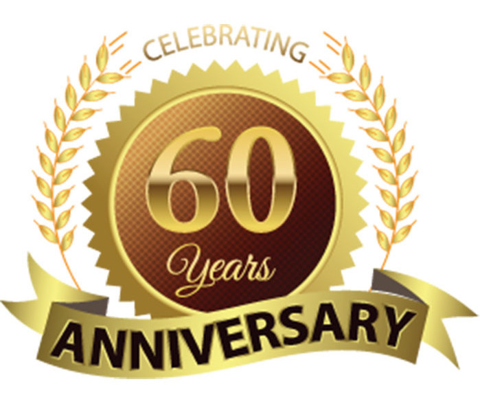 Image result for 60th year in business clipart